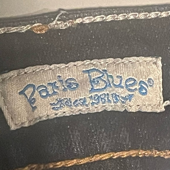 PARIS Blues Black Wash Straight Leg Jeans. Y2K - Picture 10 of 12